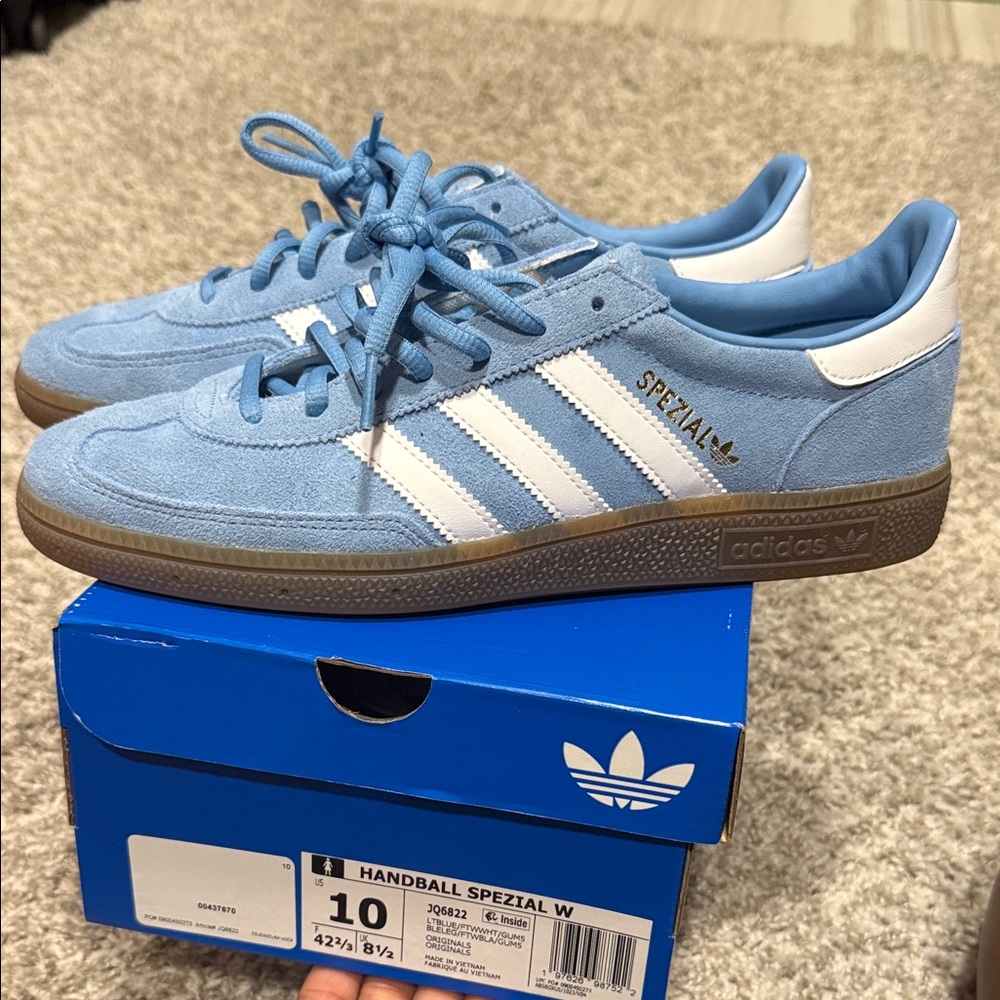 Adidas Handball Spezial Light Blue Sneakers